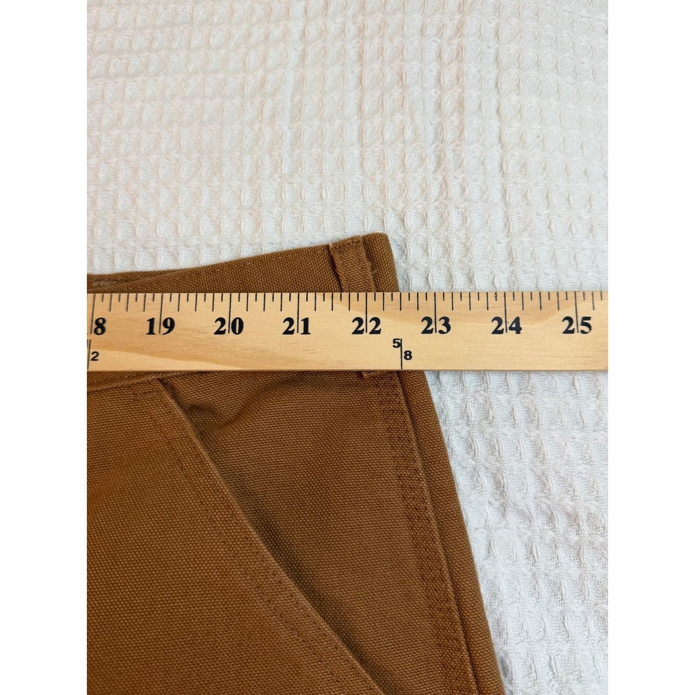 Carhartt Utility Work Pants Mens 44x36 Brown Loose Fit Washed Duck B11-BRN - Picture 4 of 10